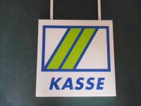 Doppelseitiges Deckenschild -Kasse